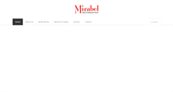 Desktop Screenshot of mirabelgroup.com