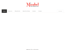 Tablet Screenshot of mirabelgroup.com